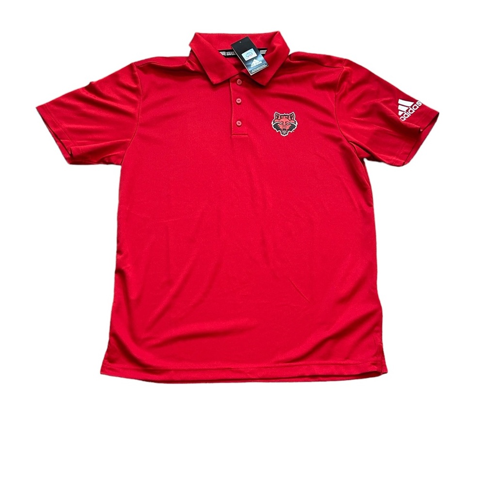 Arkansas State Red Wolves Adidas Men’s Polo‎ Shirt Medium